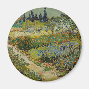 Van Gogh Garden at Arles Floral Impressionist Magnet