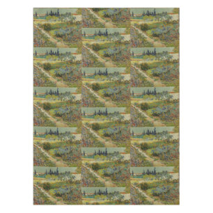 Van Gogh Garden at Arles Floral Impressionist Tablecloth