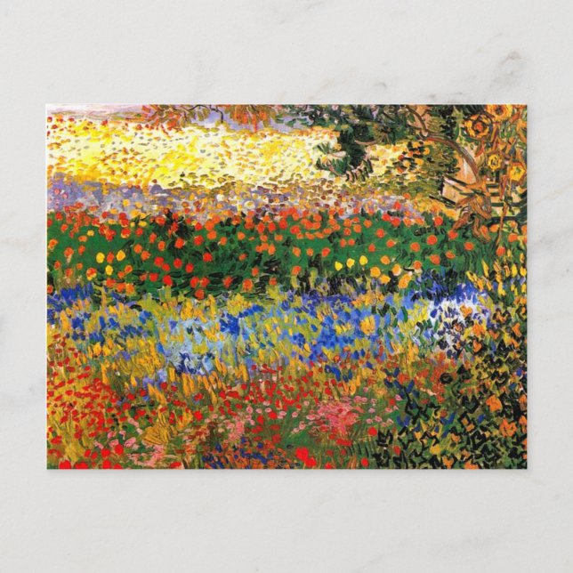 Van Gogh - Garden at Arles Postcard (Front)