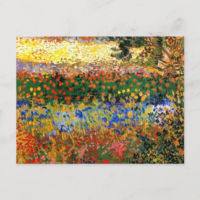 Van Gogh - Garden at Arles Postcard (Front)