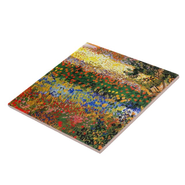 Van Gogh - Garden at Arles Tile (Side)