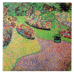 Van Gogh - Garden in Auvers Tile