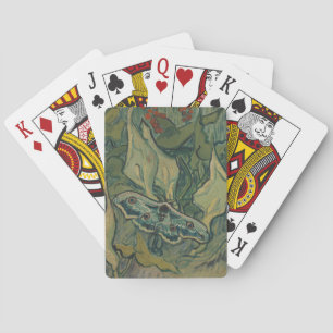 Van Gogh Giant Peacock Moth Vintage Nature ArtVan Playing Cards