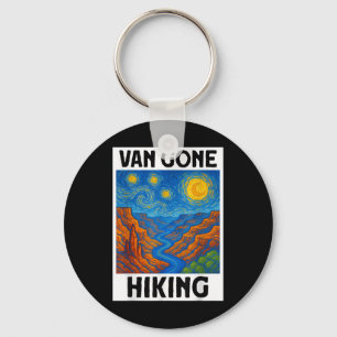 Van Gogh Grand Canyon Hiking Funny Grand Canyon  Key Ring