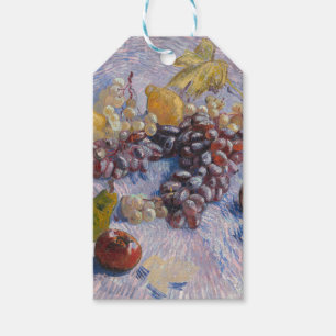 Van Gogh Grapes and Apples Still Life Art Print Gift Tags