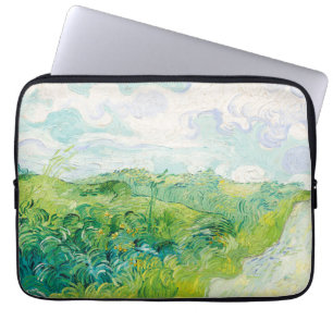 Van Gogh. Green Wheat Fields Auvers. Impressionism Laptop Sleeve