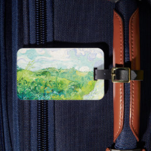 Van Gogh Green Wheat Fields Auvers. Impressionism Luggage Tag