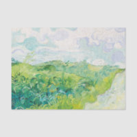 Van Gogh. Green Wheat Fields Auvers. Impressionism