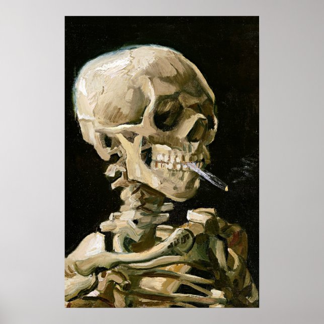 Van Gogh - Head of a Skeleton Poster (Front)