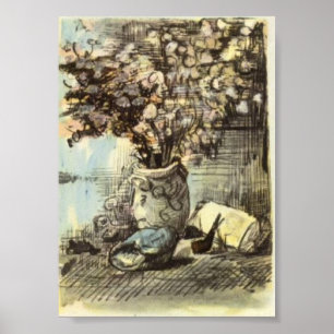 Van Gogh - Honesty in a Vase Poster