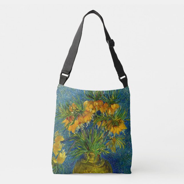 Van Gogh Imperial Fritillaries  Crossbody Bag (Front)