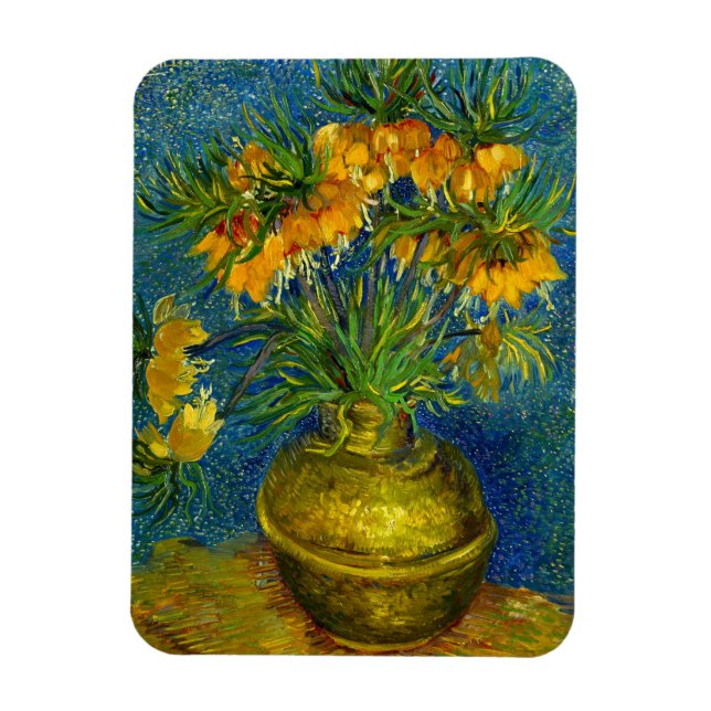 Van Gogh Imperial Fritillaries  Magnet (Vertical)