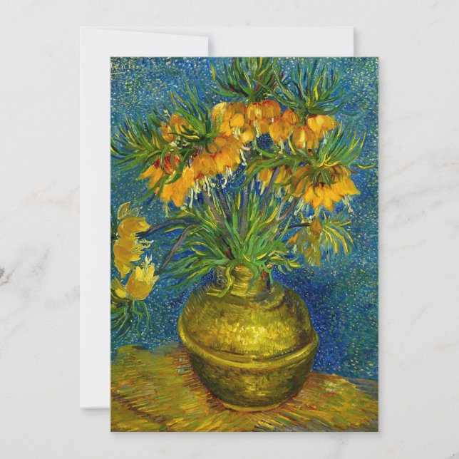 Van Gogh Imperial Fritillaries  Save The Date (Front)