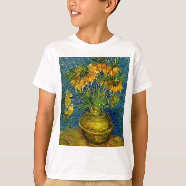 Van Gogh Imperial Fritillaries  T-Shirt (Front)