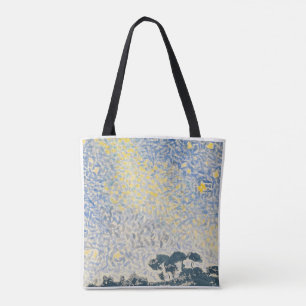Van Gogh Inspired Starry Night Aesthetic Artistic Tote Bag
