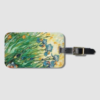 Van Gogh Inspired Wildflower Luggage Tag
