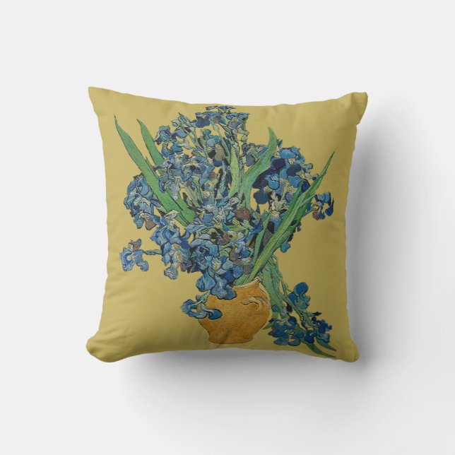 Van Gogh Iris Pillow (Front)