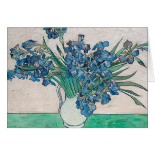 Van Gogh Iris Vase Painting Impressionism