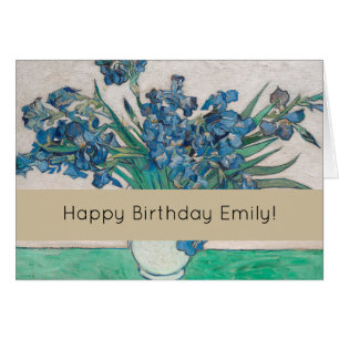 Van Gogh Iris Vase Painting Impressionism