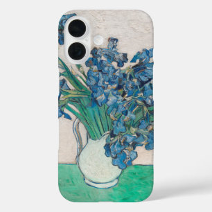 Van Gogh Iris Vase Painting Impressionism iPhone 16 Case