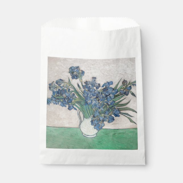 Van Gogh Iris Vase Painting Impressionism Favour Bags (Front)