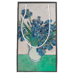 Van Gogh Iris Vase Painting Impressionism Small Gift Bag