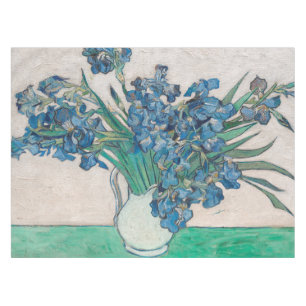 Van Gogh Iris Vase Painting Impressionism Tablecloth