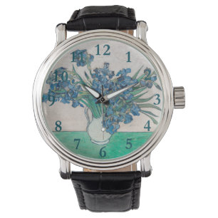 Van Gogh Iris Vase Painting Impressionism Watch