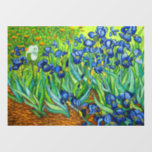 Van Gogh Irises<br><div class="desc">Window Cling featuring Vincent van Gogh’s oil painting Irises (1889). Inspired during his stay at an asylum,  this still life depicts beautiful blue irises in different shades. A great gift for fans of Post-Impressionism and Dutch art.</div>