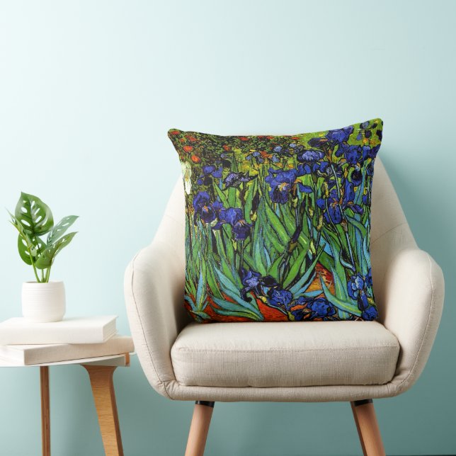 Van Gogh - Irises, 1889,  Cushion (Chair)