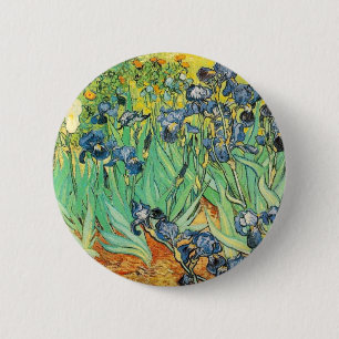 Van Gogh Irises 6 Cm Round Badge
