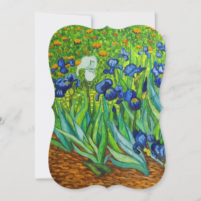 Van Gogh Irises Card (Front)