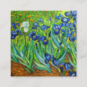 Van Gogh Irises Enclosure Card