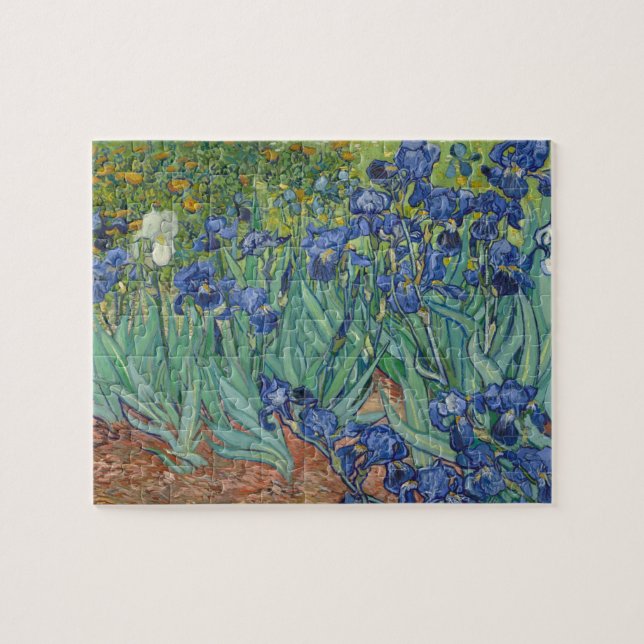 Van Gogh IrIses Famous Oil Painting Jigsaw Puzzle (Horizontal)