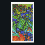 Van Gogh - Irises, famous painting, Napkin<br><div class="desc">Vincent van Gogh's popular painting,  Irises</div>