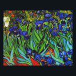 Van Gogh - Irises, Faux Canvas Print<br><div class="desc">Vincent van Gogh's famous floral painting,  Irises.</div>