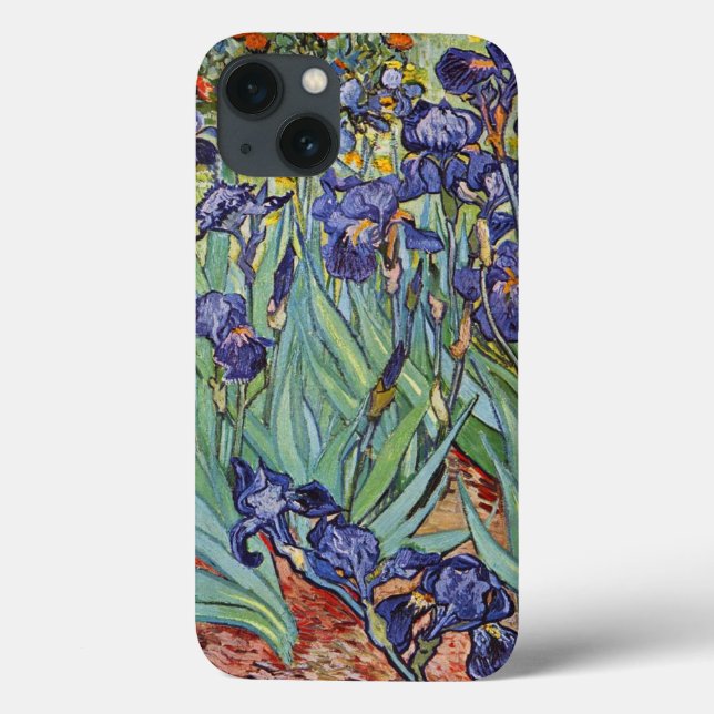 Van Gogh Irises Impressionist Painting Case-Mate iPhone Case (Back)