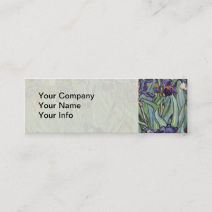 Van Gogh Irises Impressionist Painting Mini Business Card