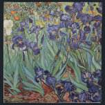 Van Gogh Irises Impressionist Painting Napkin<br><div class="desc">Vincent Van Gogh Irises at Saint Remy - Irises by Vincent Van Gogh is a wonderful impressionistic painting by one of the master impressionism artists of all time. The iris garden is swirling with colour and emotion, as the purple irises flow up from their blue green stems and leaves. There...</div>