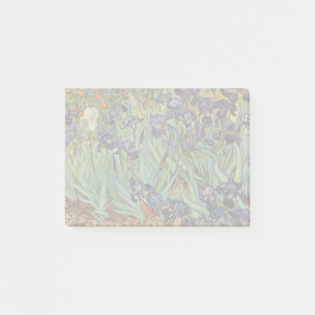 Van Gogh Irises Impressionist Painting Post-it Notes (Front)