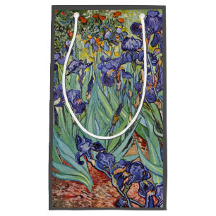 Van Gogh Irises Impressionist Painting Small Gift Bag