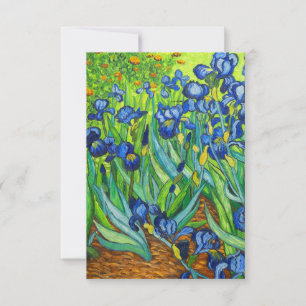 Van Gogh Irises Invitation
