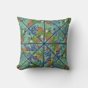 Van Gogh Irises Kaleidoscope Pillow
