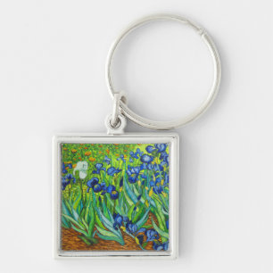 Van Gogh Irises Key Ring
