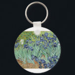 Van Gogh Irises Key Ring<br><div class="desc">Enjoy the famous Van Gogh painting,  Van Gogh Irises,  any time.</div>