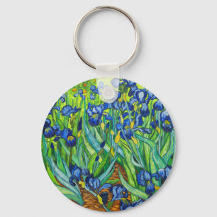 Van Gogh Irises Key Ring
