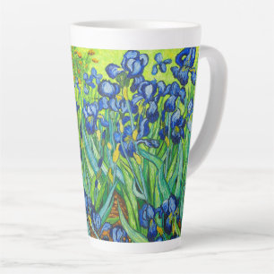Van Gogh Irises Latte Mug