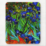 Van Gogh - Irises, Mouse Pad<br><div class="desc">Vincent van Gogh's famous floral painting, Irises.</div>