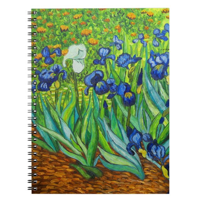 Van Gogh Irises Notebook (Front)