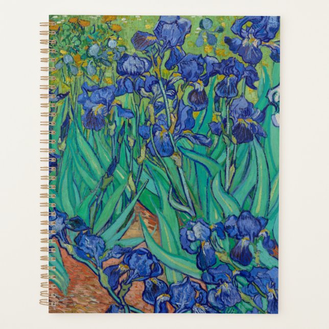 Van Gogh Irises Planner (Front)